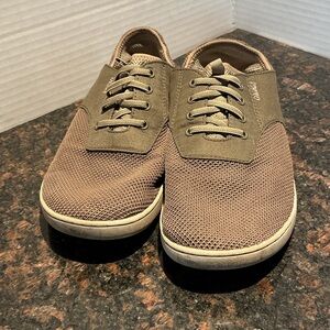 OluKai Olive and Tan Men's Sneakers
